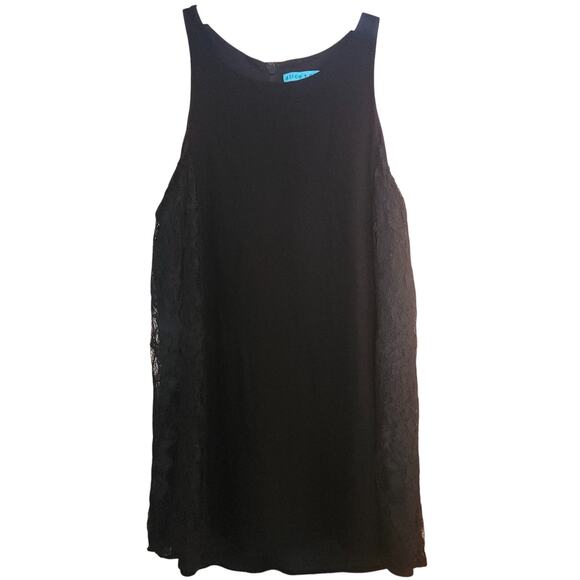 ALICE + OLIVIA Lindsay Silk Lace Scoop Neck Top in Black Extra Small | MSRP $187 - Picture 2 of 6